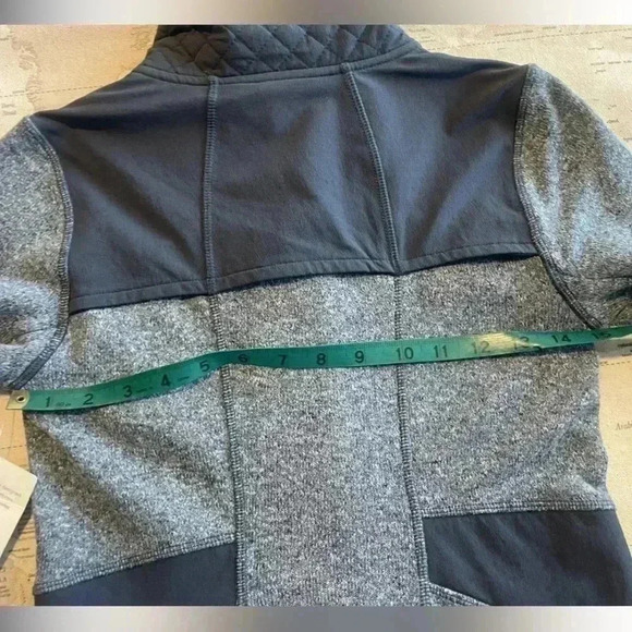 🆕Athleta Truckee XXS Fleece Jacket Gray - Picture 5 of 7